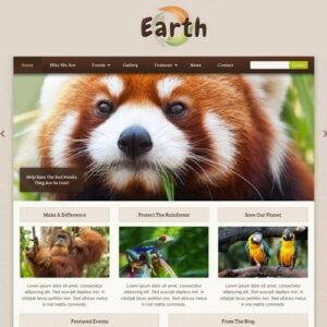 Earth – Eco/Environmental NonProfit WordPress Theme