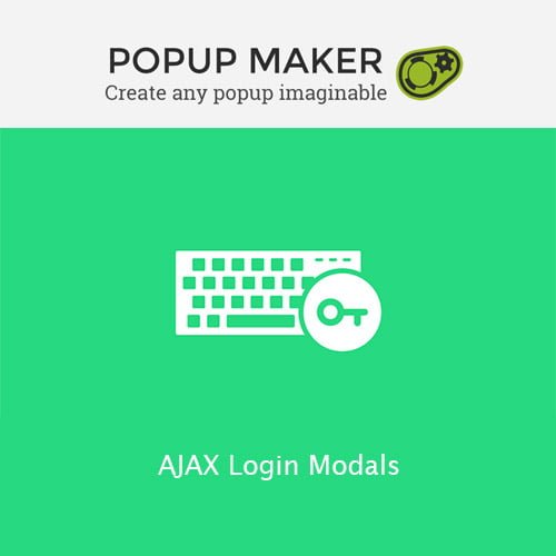 Popup Maker AJAX Login Modals