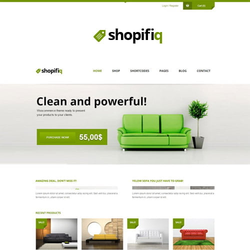 Shopifiq Responsive WordPress WooCommerce Theme