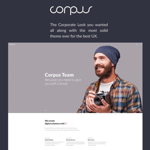Corpus – Responsive Corporate WordPress Theme