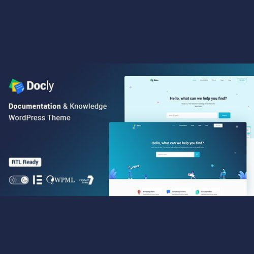 Docly – Documentation And Knowledge Base WordPress Theme with bbPress Helpdesk Forum