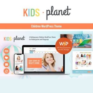 Kids Planet – A Multipurpose Children WordPress Theme for Kindergarten and Playgroup