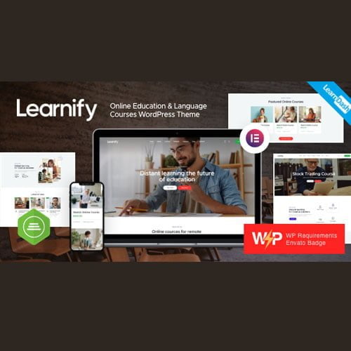 Learnify – Online Education Courses WordPress Theme