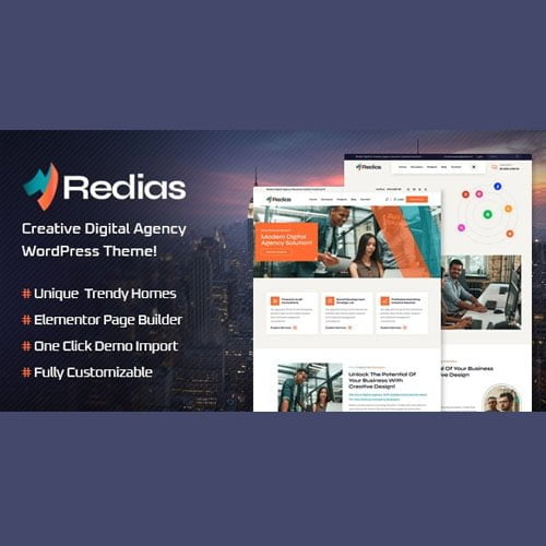 Redias – Creative Digital Agency WordPress Theme