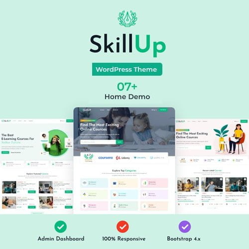 SkillUp – Online Education WordPress Theme