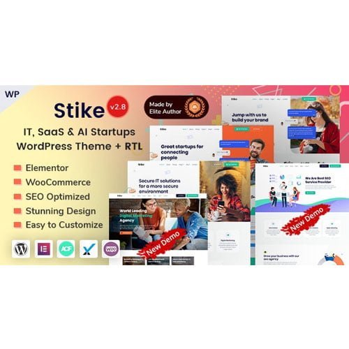Stike – Technology & SEO IT Startup WordPress Theme