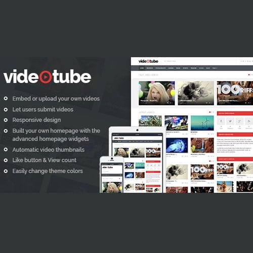 VideoTube – Responsive Video WordPress Theme