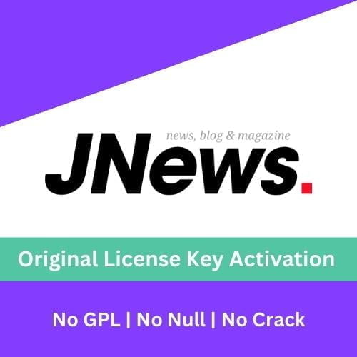 JNews - WordPress Newspaper Theme License Key Activation