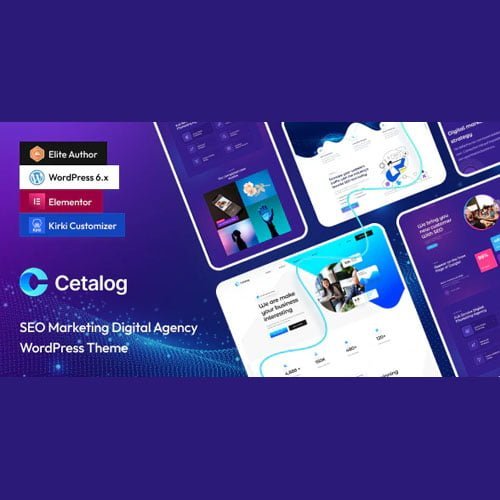Cetalog – Marketing & SEO Agency WordPress Theme + RTL