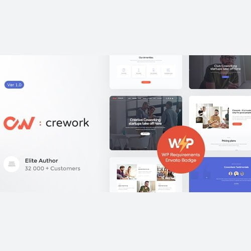 Crework | Coworking and Creative Space WordPress Theme