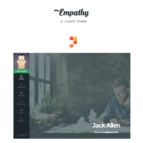 Empathy – A vCard WordPress Theme