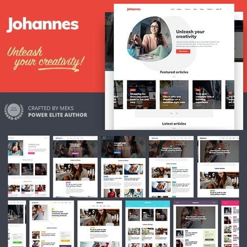 Johannes – Personal Blog Theme for Authors and Publishers