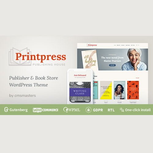 Printpress – Book Publishing WordPress Theme