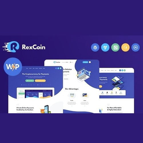 RexCoin | A Multi-Purpose Cryptocurrency & Coin ICO WordPress Theme