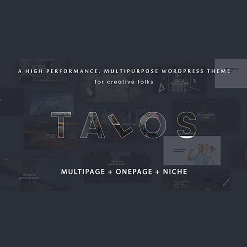 Talos – Creative Multipurpose WordPress Theme