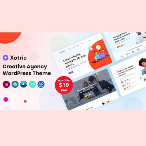 Xotric – Creative Agency WordPress Theme + RTL